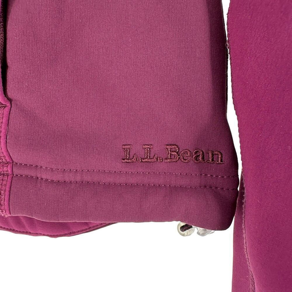 Ll Bean Jacket Soft Shell Size S Fleece Lined Ful… - image 4